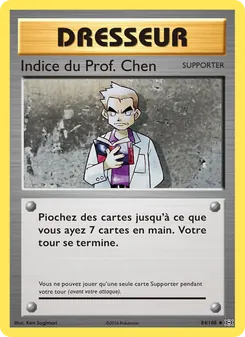 Indice du Prof. Chen 84/108 — Evolutions