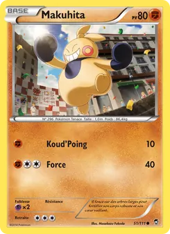 Makuhita 51/111 — Furious Fists