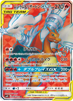 レシラム&リザードンGX 096/095 — ダブルブレイズ
